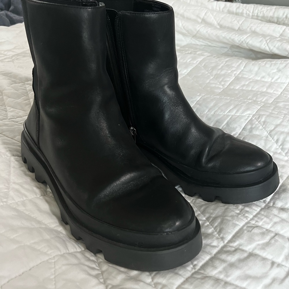 Vince camuto chunky Chelsea boots.